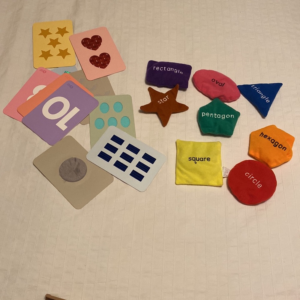 Counting and shapes bundle for 18-36 months